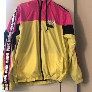 PINK colorblock windbreaker